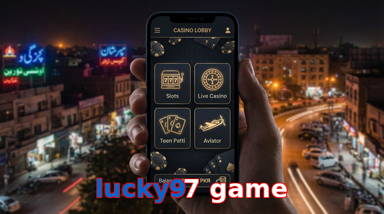Main screen of Lucky97 Game app page for PK players