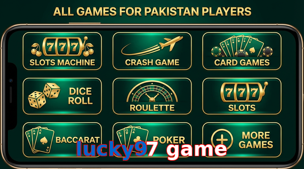 Main screen of Lucky97 Game games page for PK players