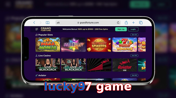 Main screen of Lucky97 Game ios page for PK players